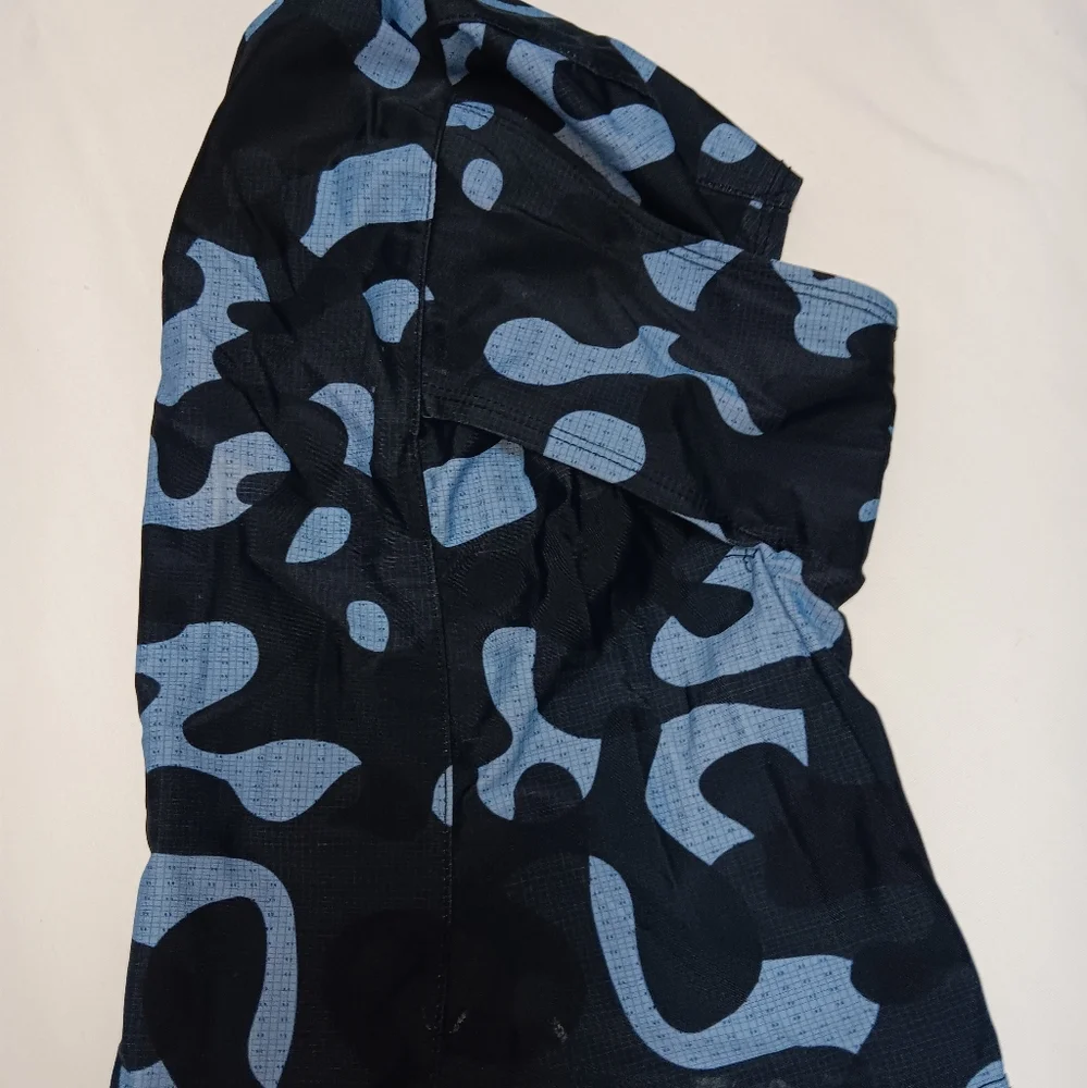 Black and Blue Camouflage Hoodie
